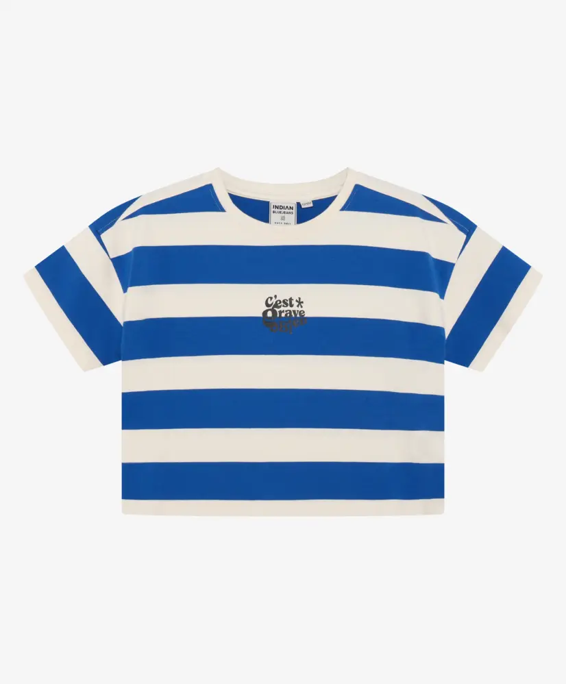 Indian Blue Jeans T-shirt Big Stripe