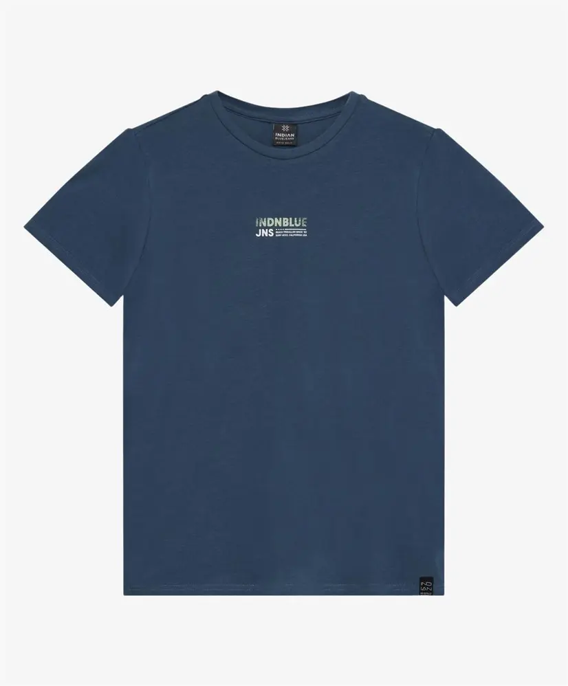 Indian Blue Jeans T-shirt Indn Blue Backprint