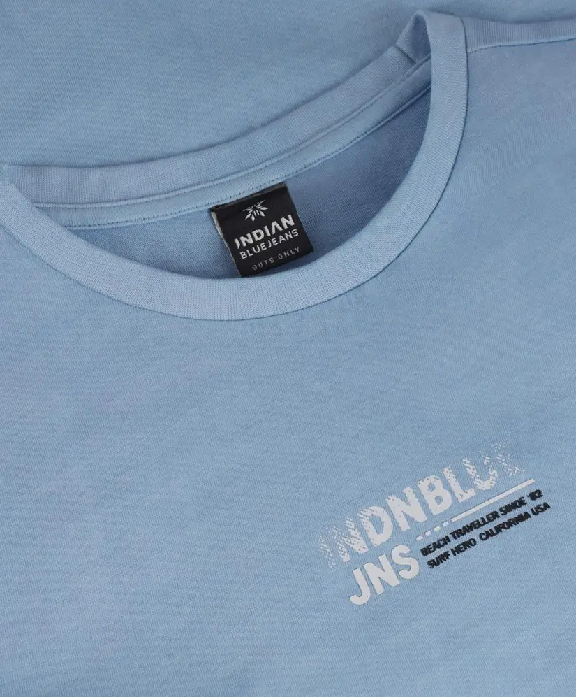 Indian Blue Jeans T-shirt Washed Print