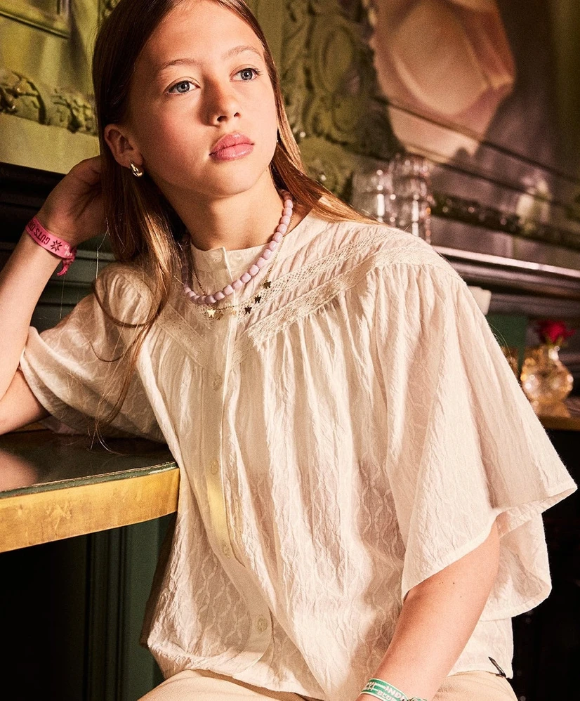 Indian Blue Jeans Top Wide Sleeve