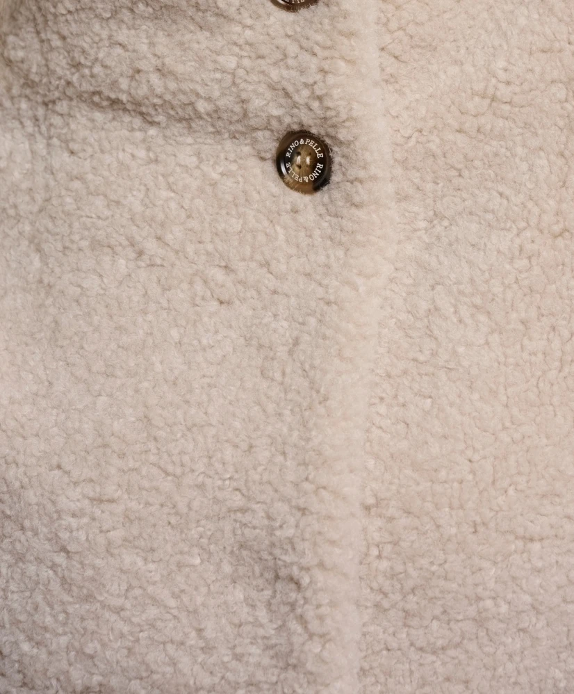 Jacket with high collar