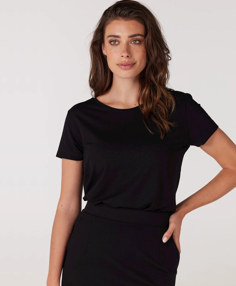 JANSEN Amsterdam T-shirt Soof Twee Halslijnen