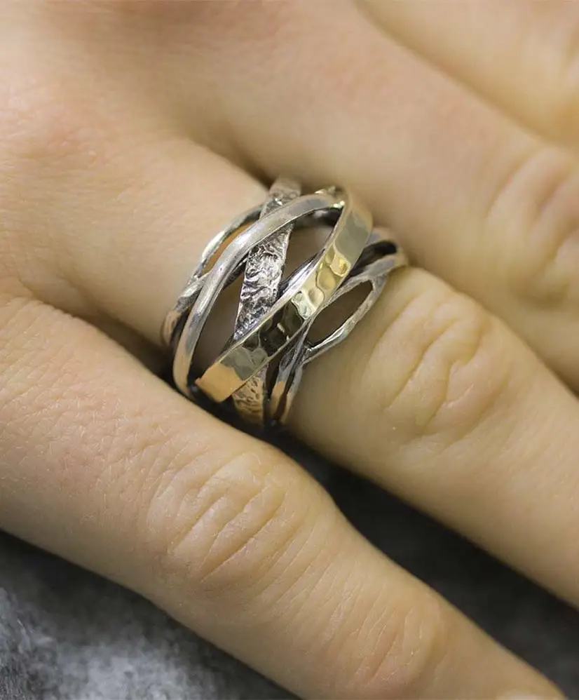 Jéh Jewels Ring Touch of Gold 9K Bogen
