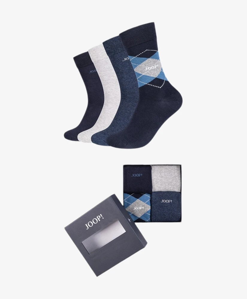 JOOP! Sokken Premium Essentails 4-Pack