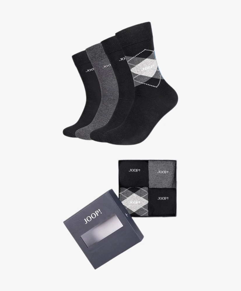 JOOP! Sokken Premium Essentails 4-Pack