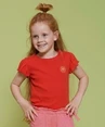 JUBEL T-shirt Rib Ruffel