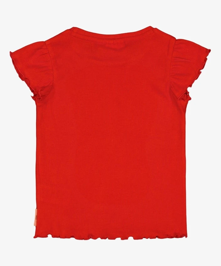 JUBEL T-shirt Rib Ruffel