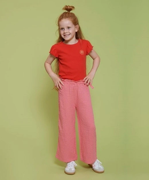 JUBEL T-shirt Rib Ruffel