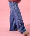 KIDS ONLY MINI Jeans Wide Leg Comet Heart
