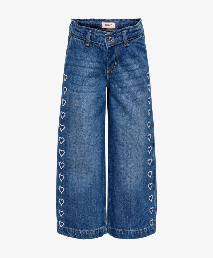 KIDS ONLY MINI Jeans Wide Leg Comet Heart