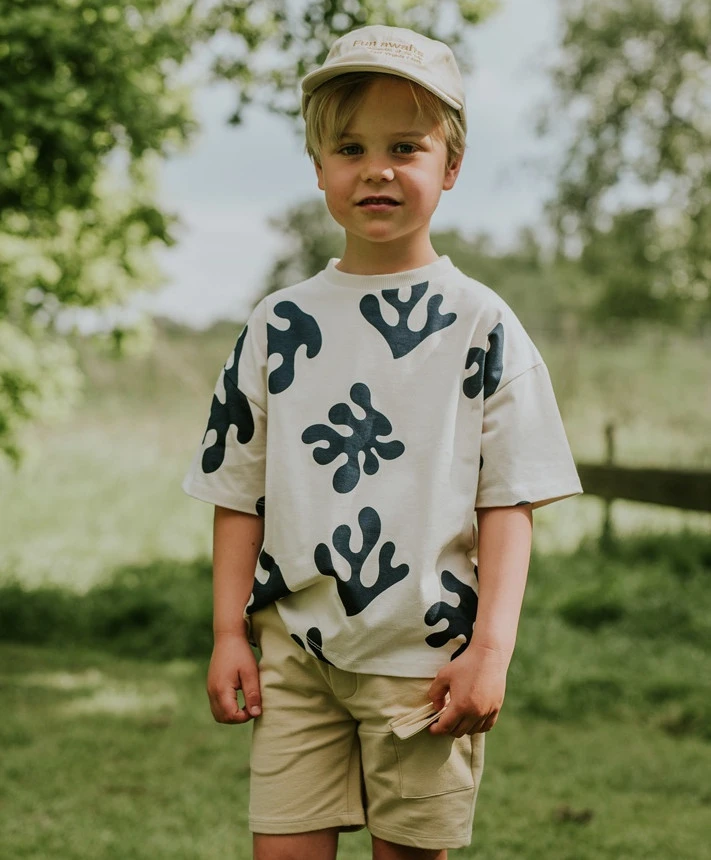 Koko Noko T-shirt Leaves Loose Fit