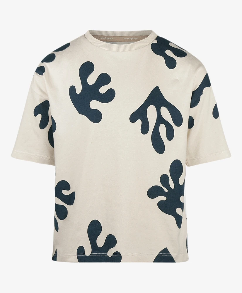 Koko Noko T-shirt Leaves Loose Fit