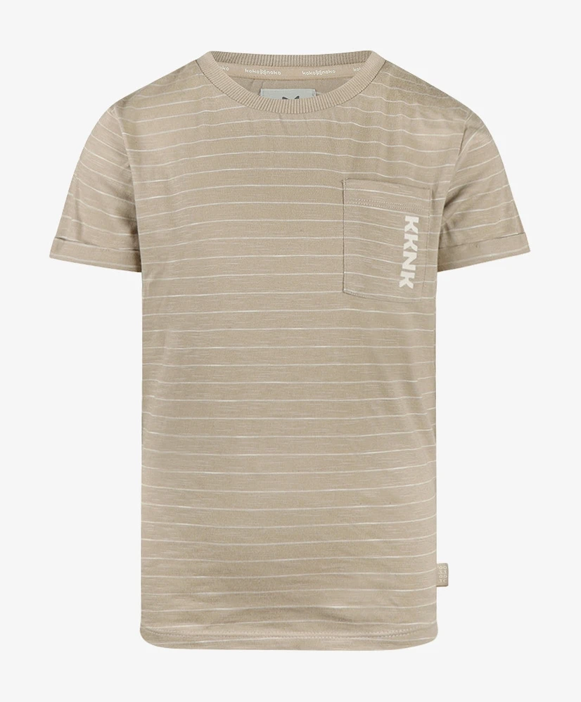 Koko Noko T-shirt Stripe Long Back