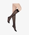 Kunert Kniekousen Cotton Sole 20 Denier Black