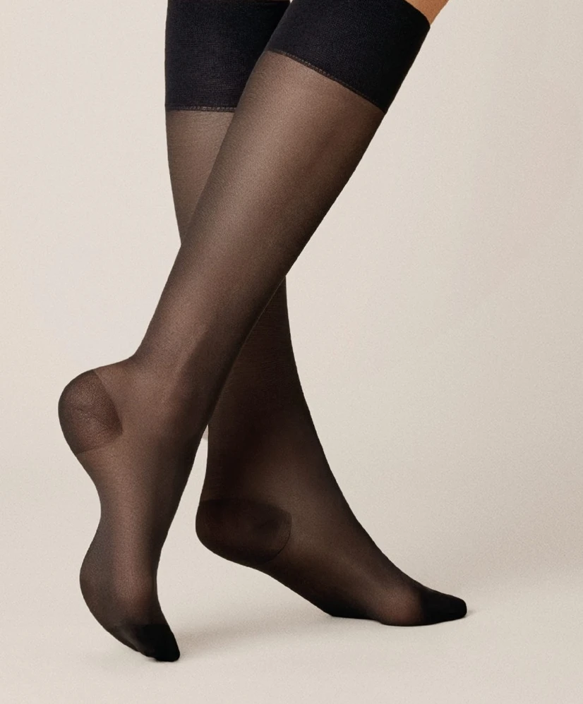 Kunert Kniekousen Super Control 40 Denier Black