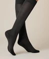 Kunert Kniekousen Warm Up 60 Denier Black