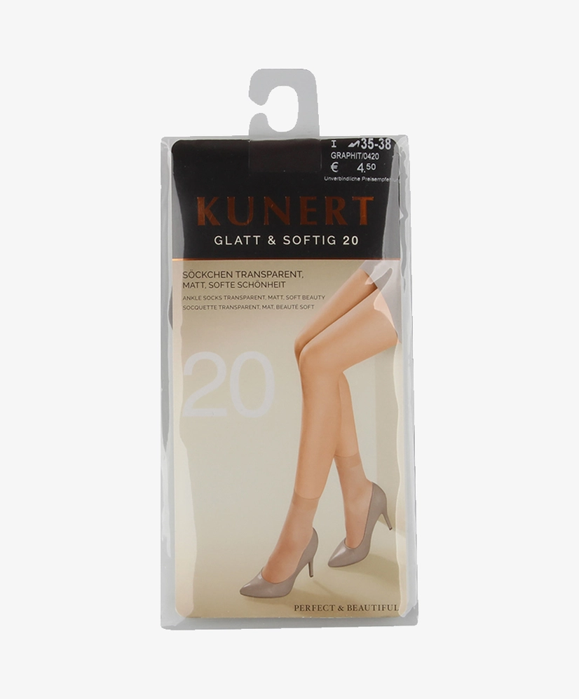 Kunert Pantysokken Glatt & Softig 20 Graphit