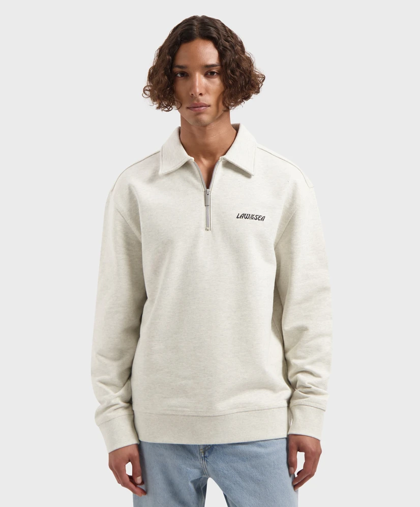 LAW OF THE SEA Half Zip Sweater Soren