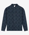 LAW OF THE SEA Overshirt Marine Jacquard