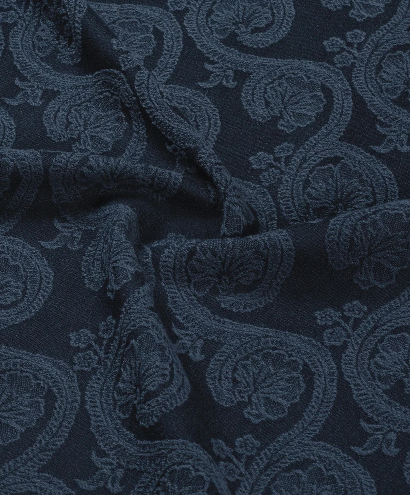 LAW OF THE SEA Overshirt Marine Jacquard