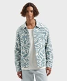 LAW OF THE SEA Overshirt Sapphire Jacquard