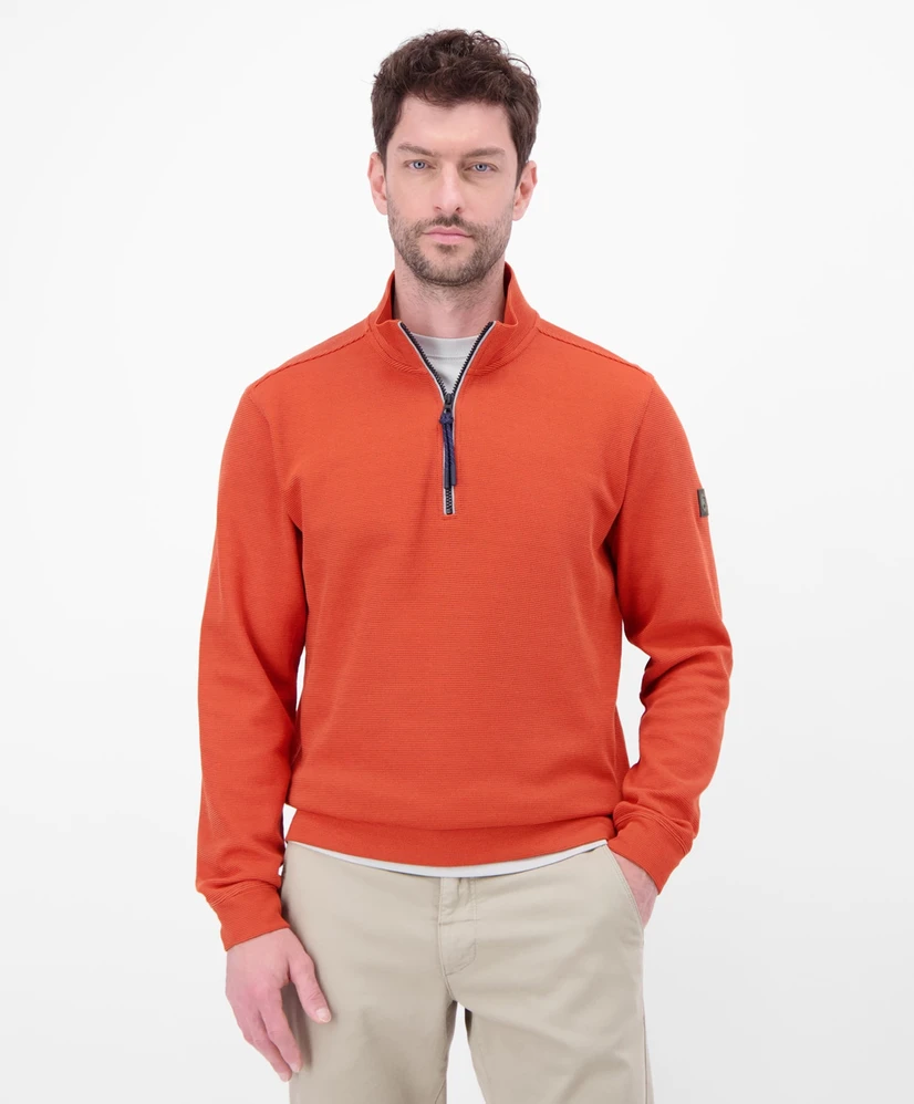 LERROS Half Zip Trui Effen