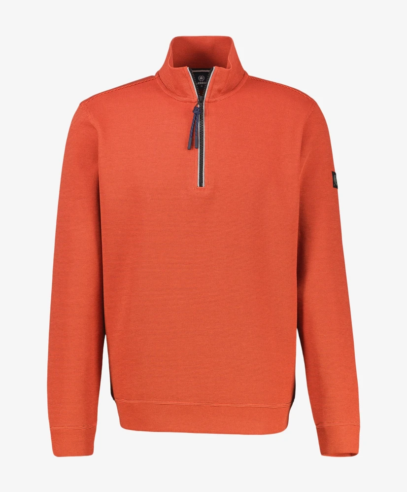 LERROS Half Zip Trui Effen