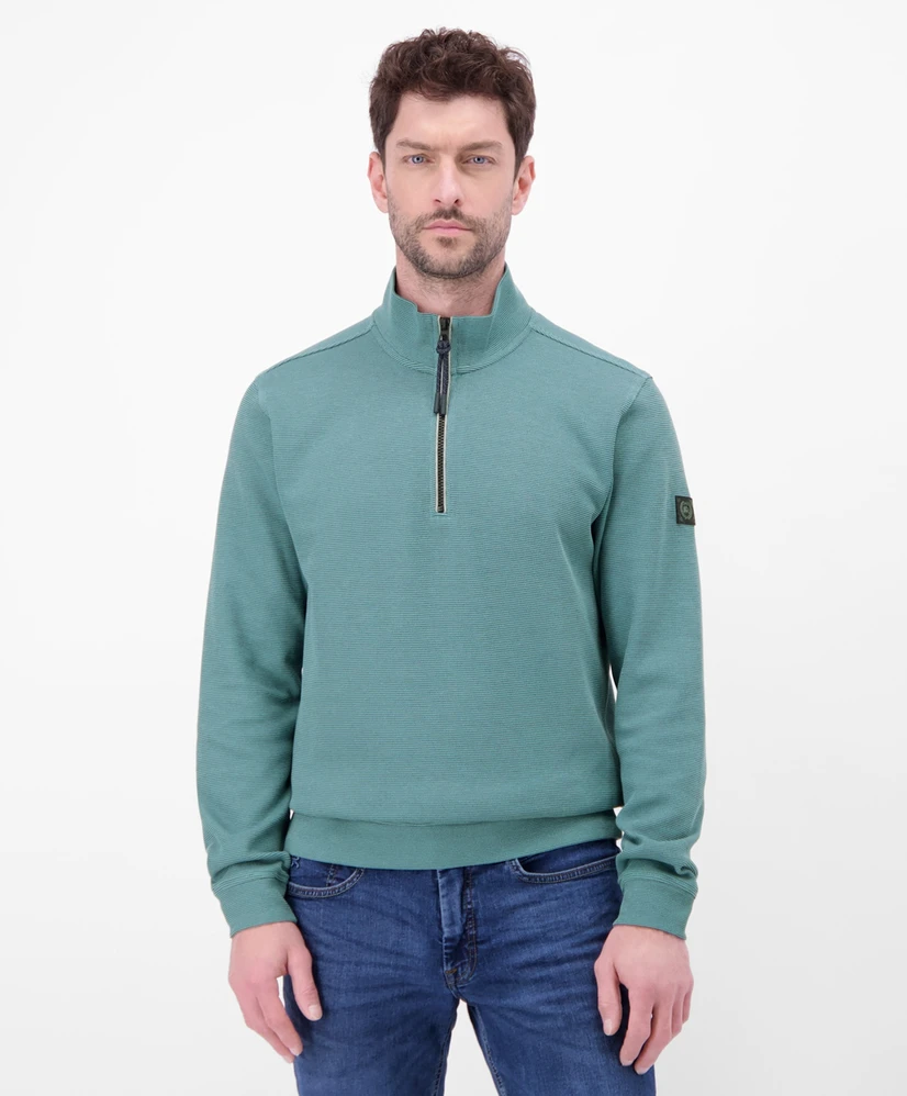 LERROS Half Zip Trui Effen