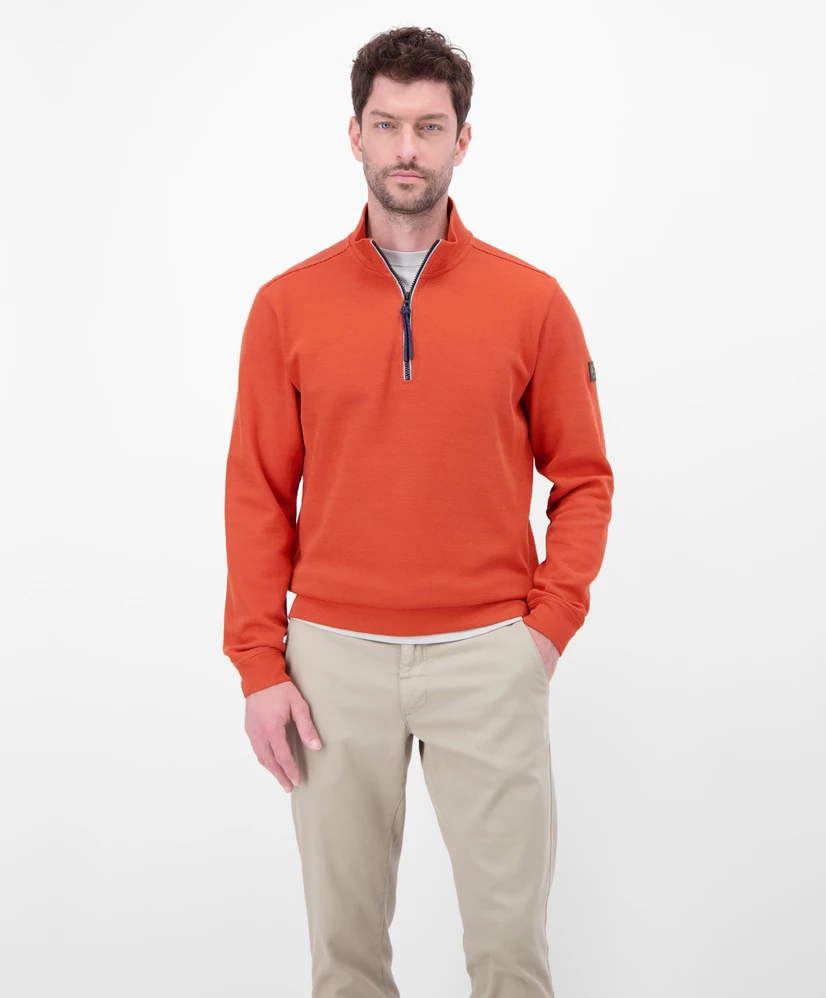 LERROS Half Zip Trui Effen