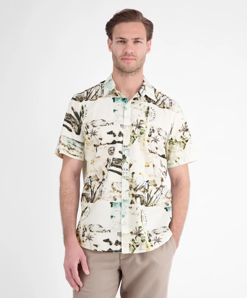 LERROS Ocerhemd Palm Print