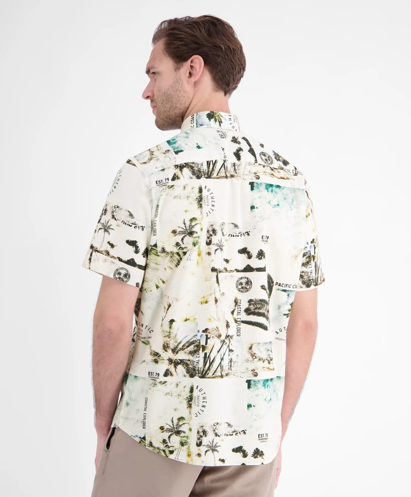 LERROS Ocerhemd Palm Print
