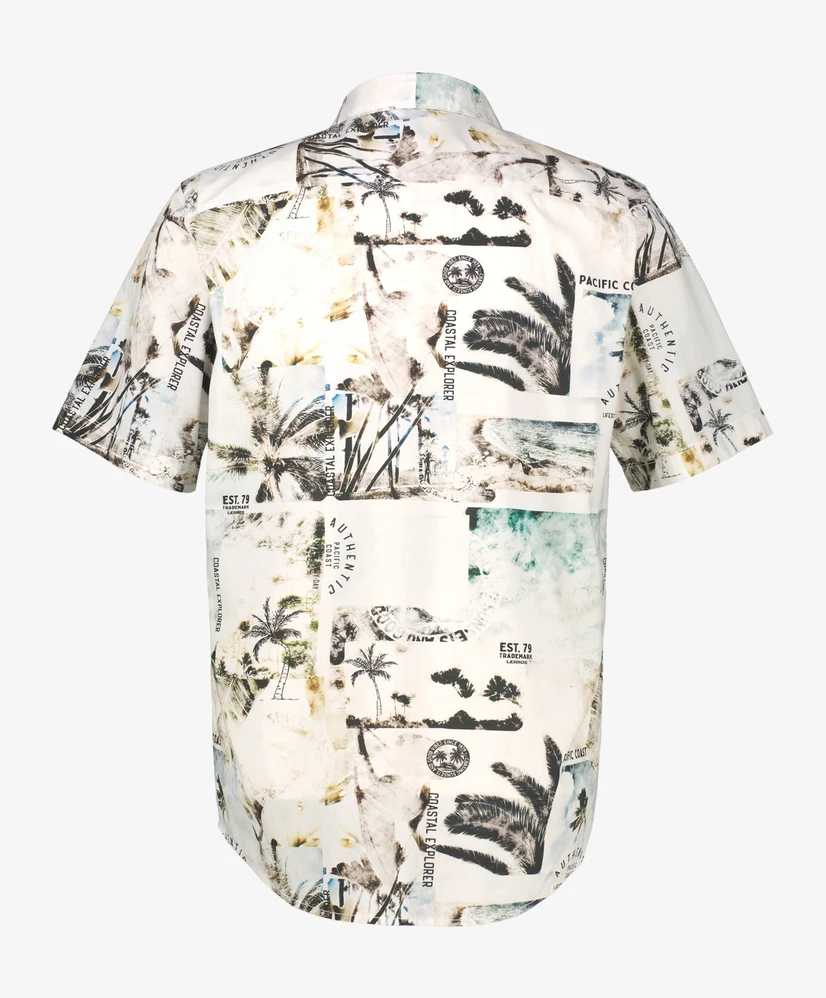 LERROS Ocerhemd Palm Print