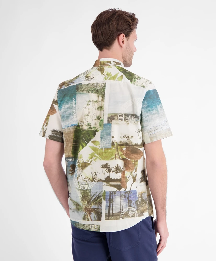 LERROS Overhemd Beach Print