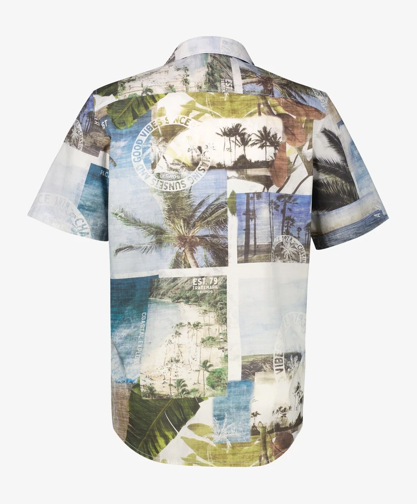 LERROS Overhemd Beach Print