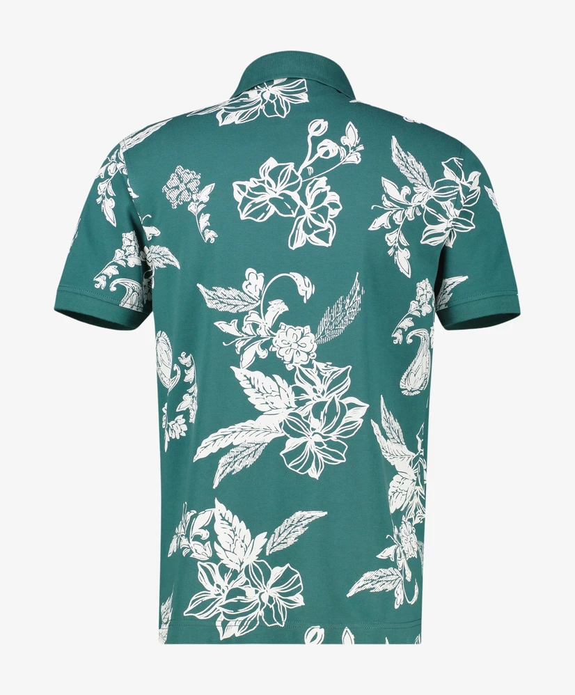LERROS Polo Bloemen Print