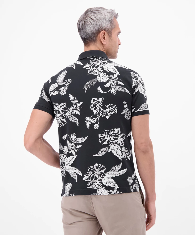 LERROS Polo Bloemen Print