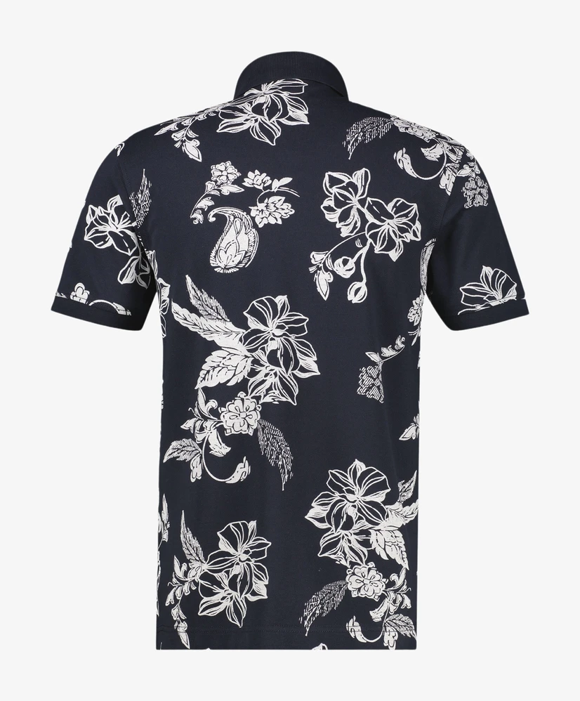 LERROS Polo Bloemen Print