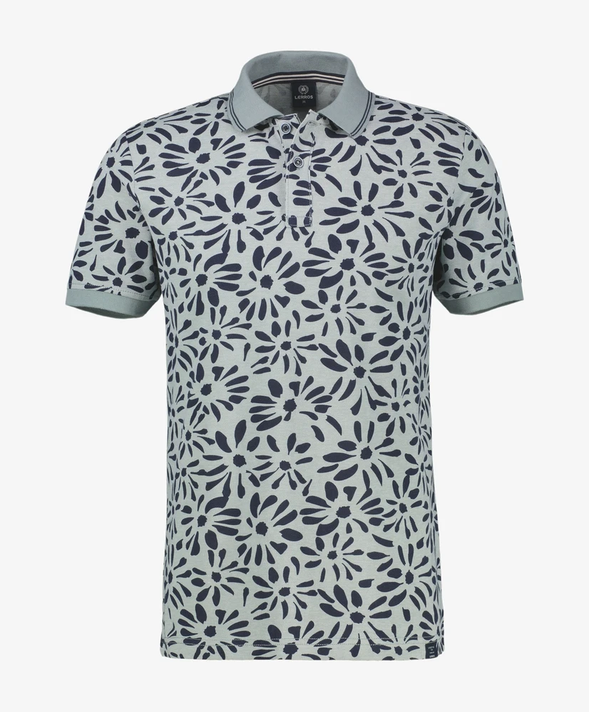 LERROS Polo Bloemenprint