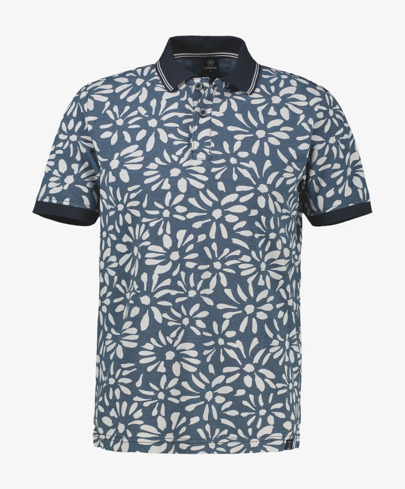 LERROS Polo Bloemenprint