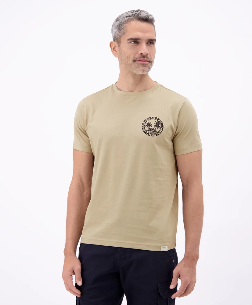 LERROS T-shirt Borstprint