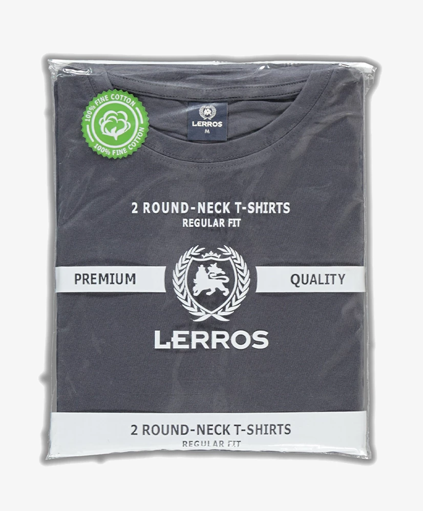 Lerros T-shirt Casual Basic 2-pack