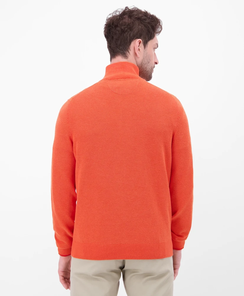 LERROS Trui Half Zip Strick