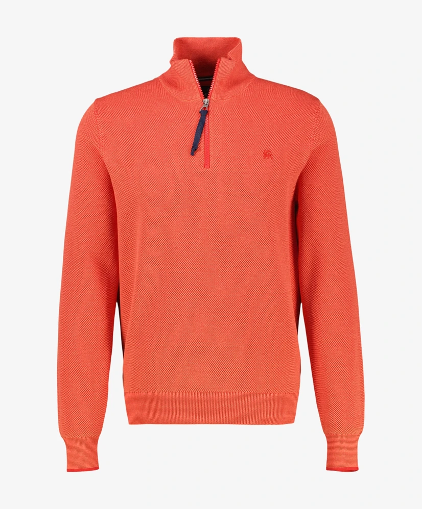 LERROS Trui Half Zip Strick
