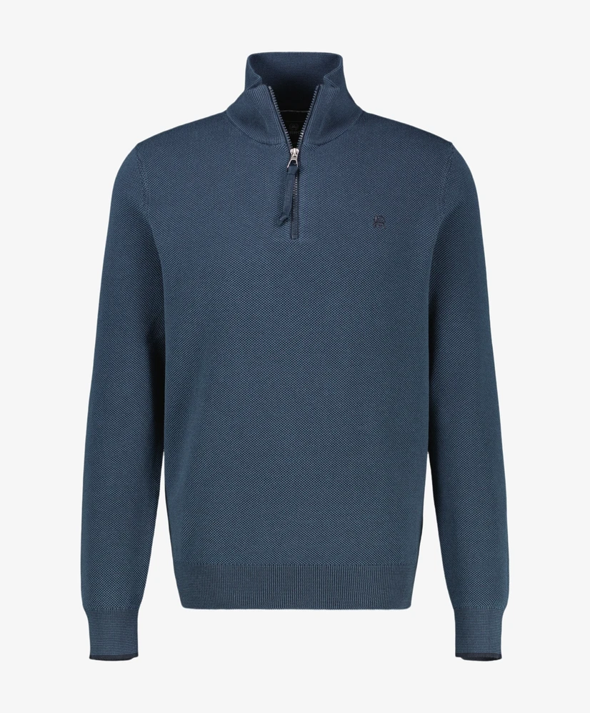 LERROS Trui Half Zip Strick