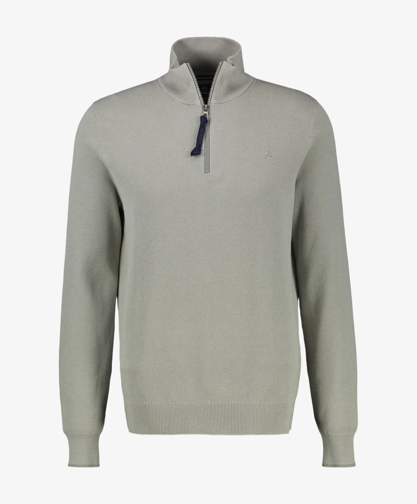 LERROS Trui Half Zip Strick