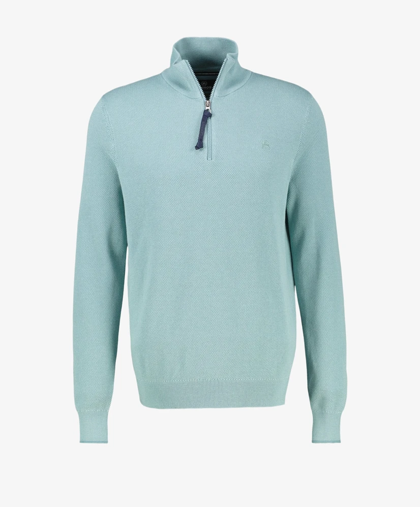 LERROS Trui Half Zip Strick