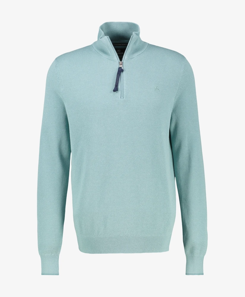 LERROS Trui Half Zip Strick