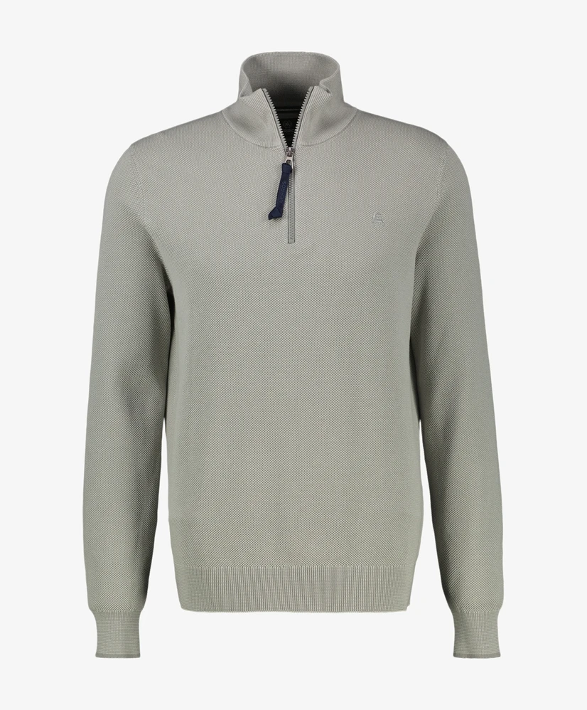 LERROS Trui Half Zip Strick