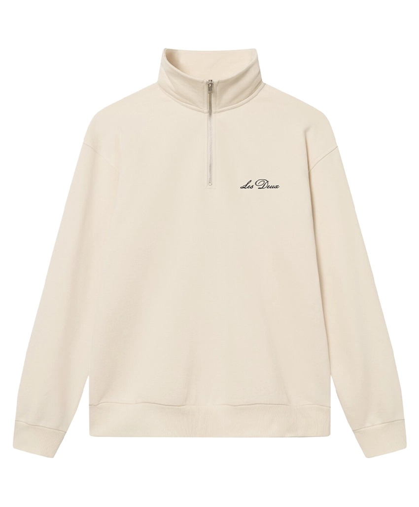 Les Deux Half Zip Sweater Crew 1000898 | Berden Fashion