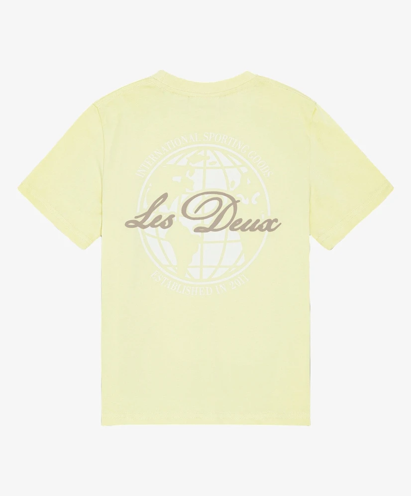 Les Deux Kids T-shirt Globe